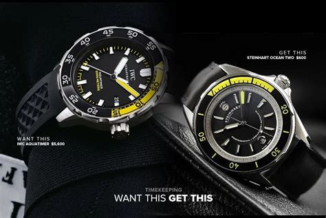 Want This, Get This: IWC Aquatimer or Steinhart Ocean Two